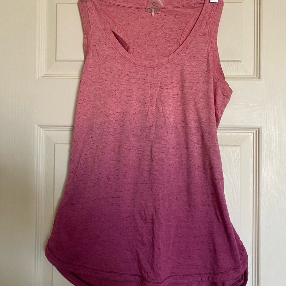 CALIA by Carrie Underwood Pink Ombre Tank Top